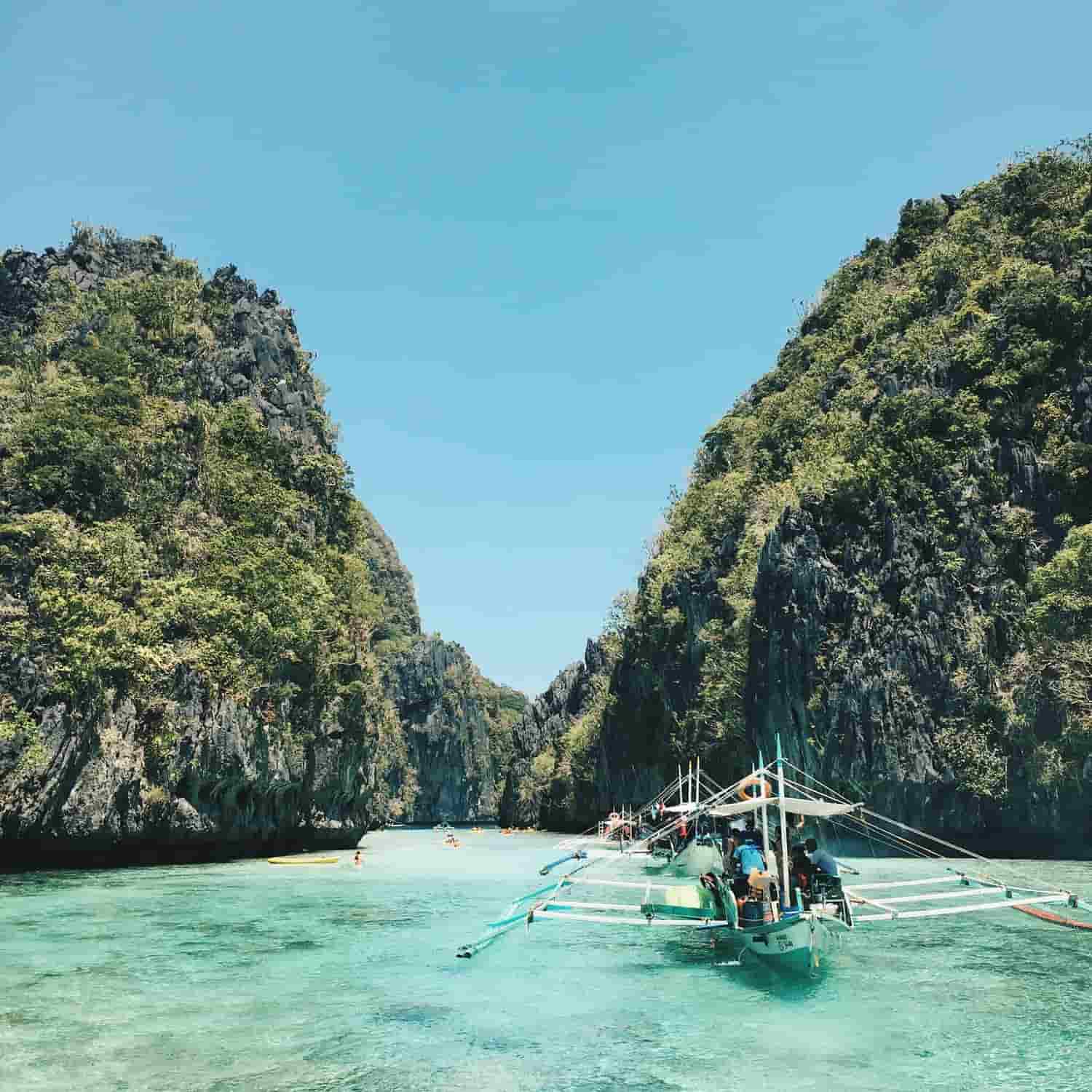 A photo of El Nido, a famous tourist spot in the Philippines