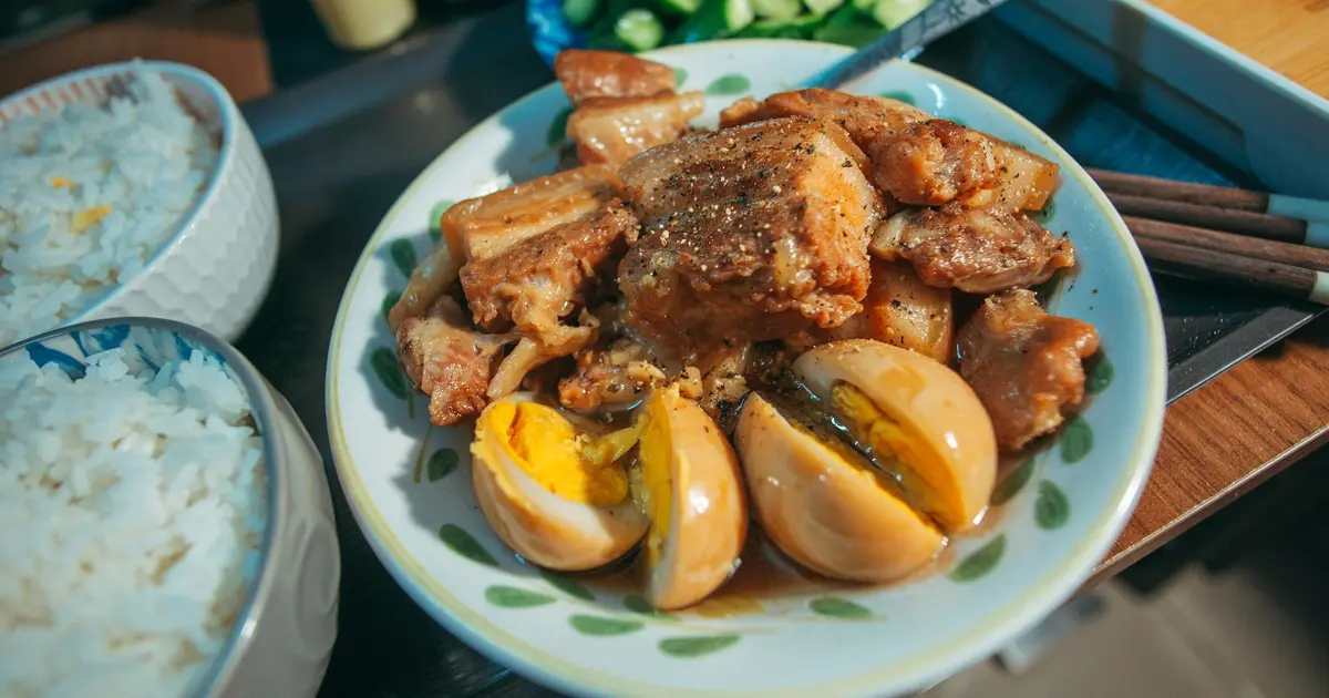 A Filipino meal prepared for a guest that when refused is one of the many Filipino food taboos