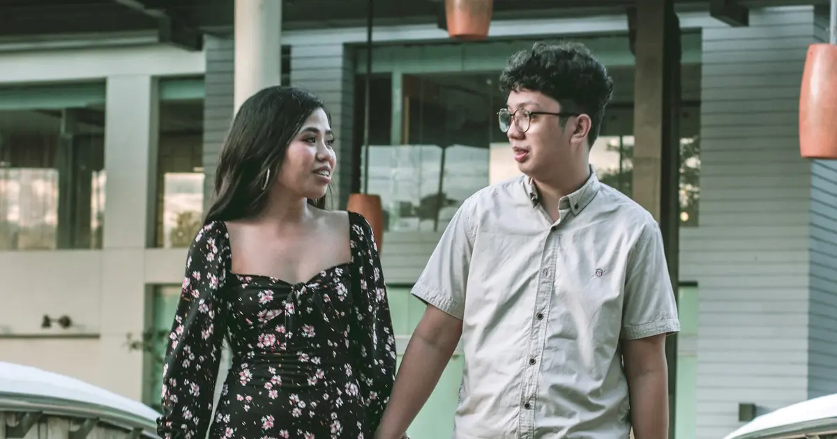 Lovers talking politely to each other, refraining from using taboo words in Filipino culture